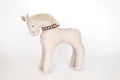 Silver Velvet Pony Folk Sculpture