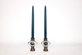 Folk Art Eye Candleholders