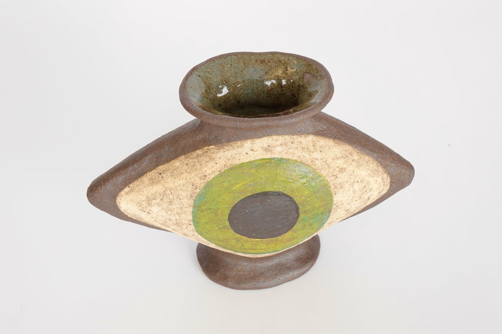 Folk Art Eye Vases